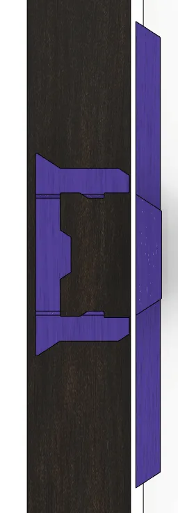 Tay nắm cửa và khóa cho vỏ IKEA LACK