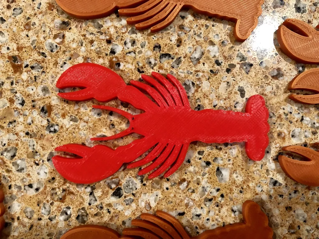 Tôm hùm hoặc tôm càng với mắt tròn và phẳng