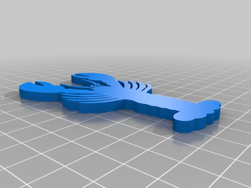 Tôm hùm hoặc tôm càng với mắt tròn và phẳng