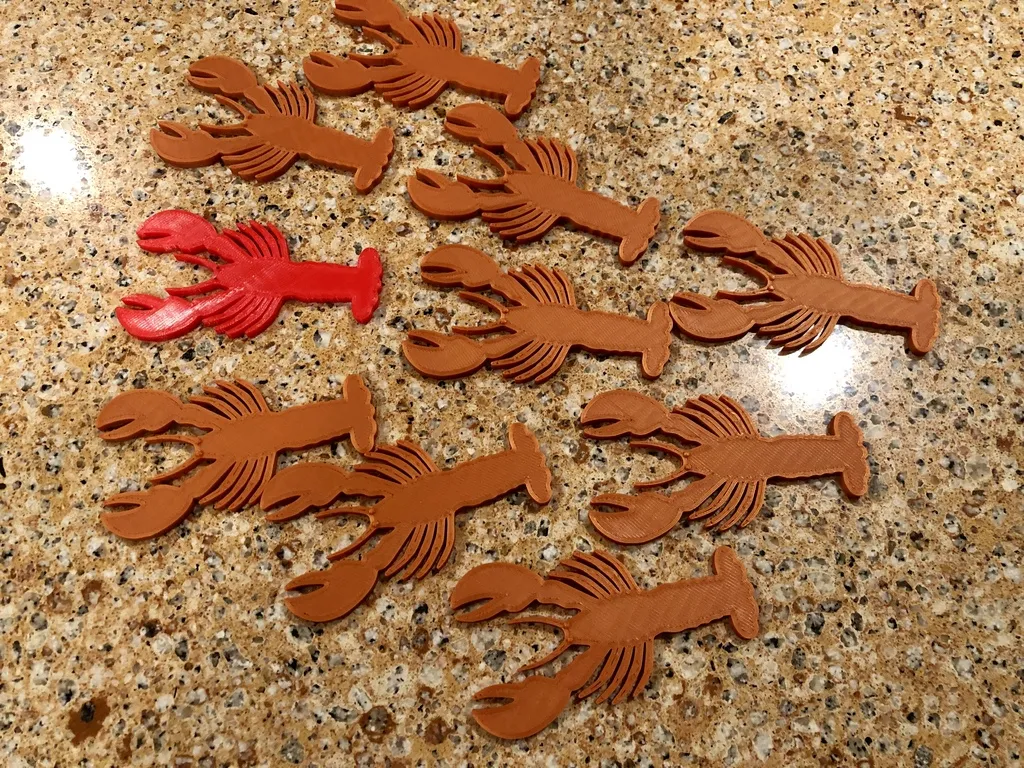 Tôm hùm hoặc tôm càng với mắt tròn và phẳng