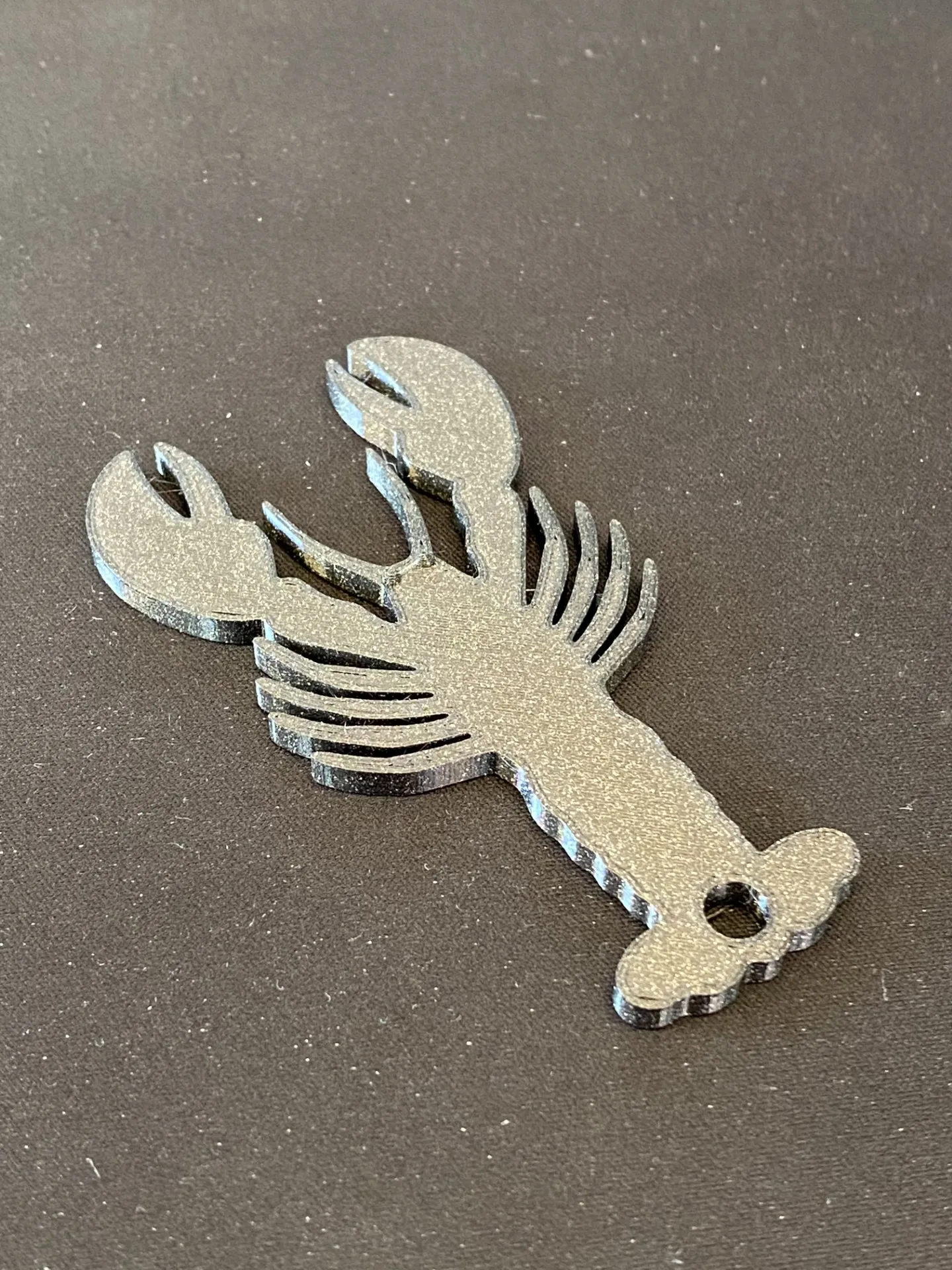 Tôm hùm có lỗ để gắn vào vật khác