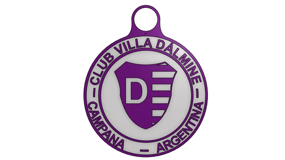 Móc chìa khóa câu lạc bộ bóng đá Villa Dálmine