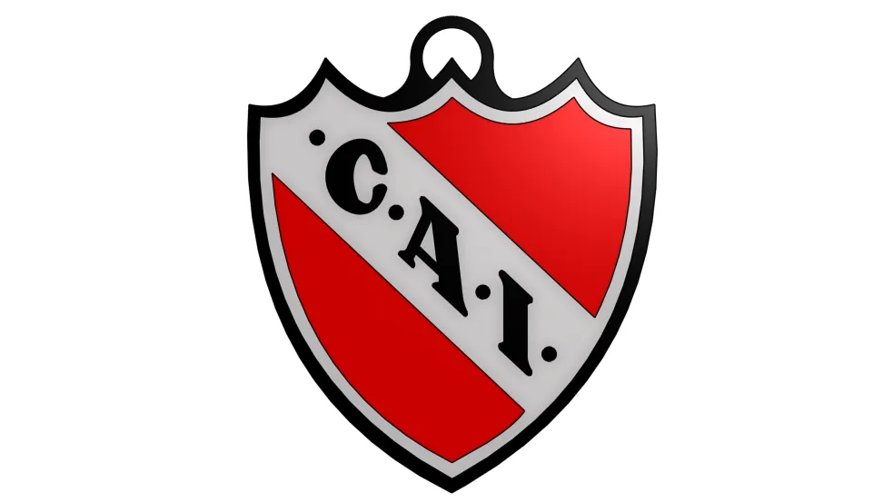 Chìa khóa hình biểu tượng câu lạc bộ bóng đá Independiente