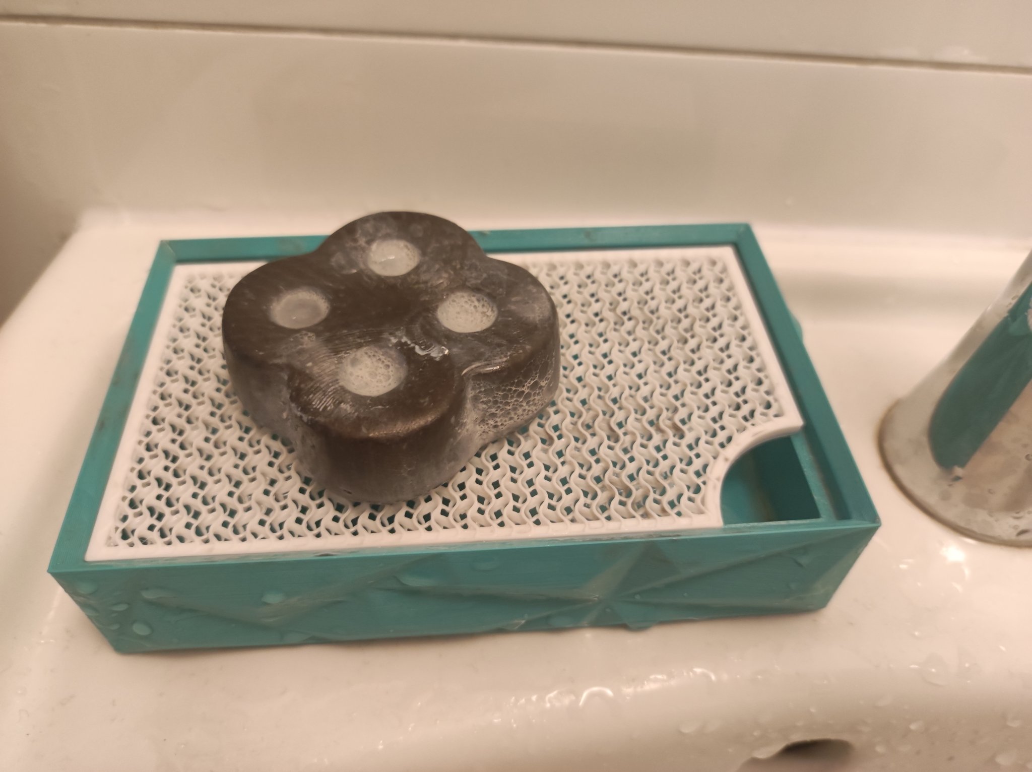 Đĩa xà phòng Low Poly cho nhà tắm