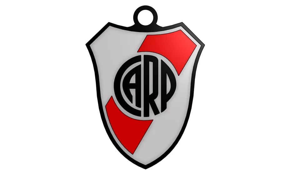 Móc khóa biểu tượng câu lạc bộ bóng đá River Plate