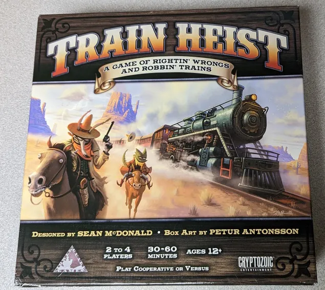 Khay đựng bộ bài Train Heist gọn gàng