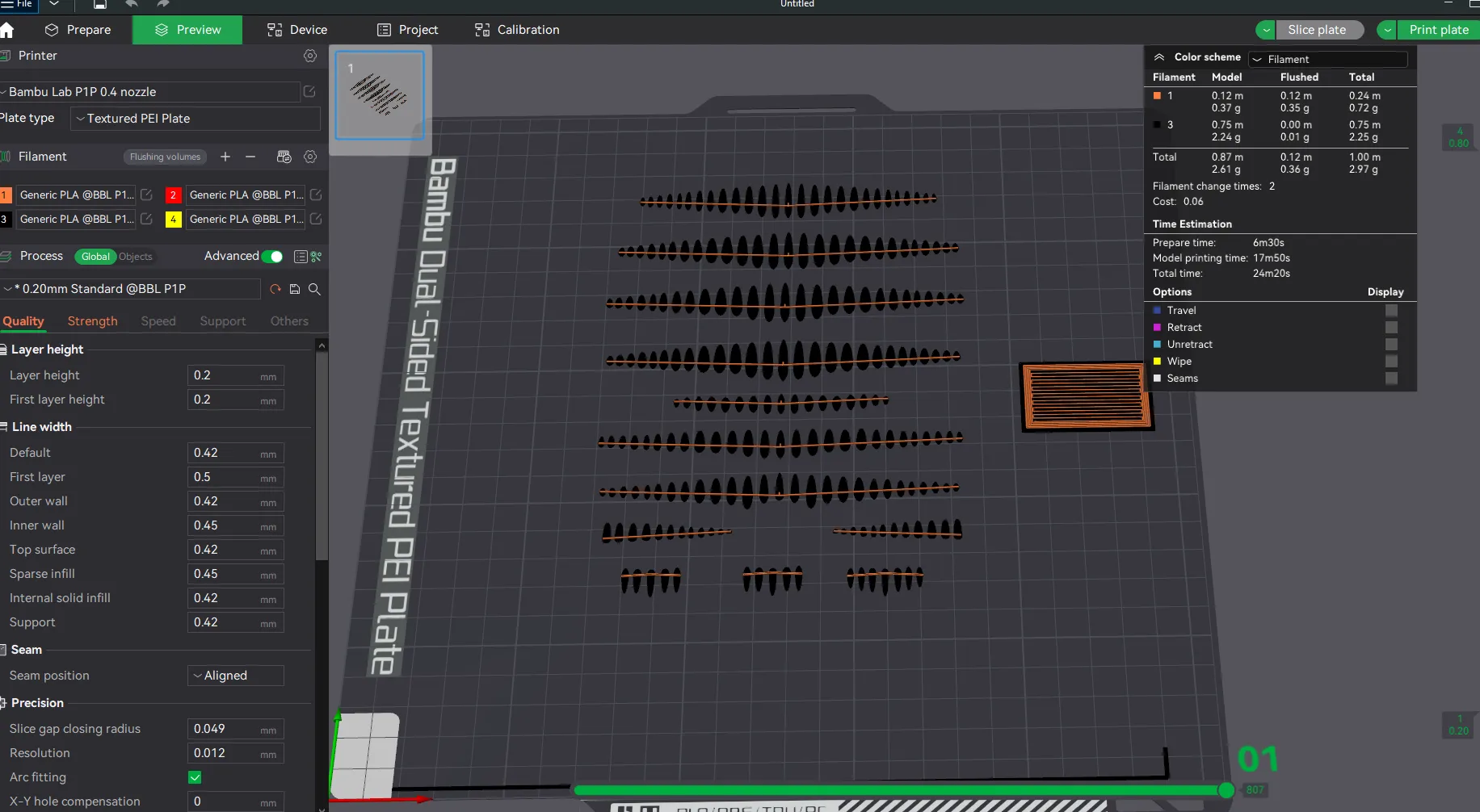Stripe sơn trước cho mô hình Garfield của Reddadsteve