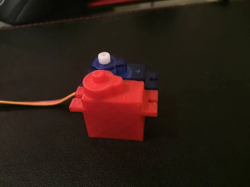 Mô hình servo 9g Tower Pro tái tạo kích thước thực tế