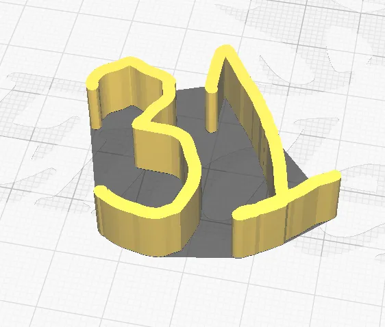 Số 31 - Mô hình số ba mươi một 3D