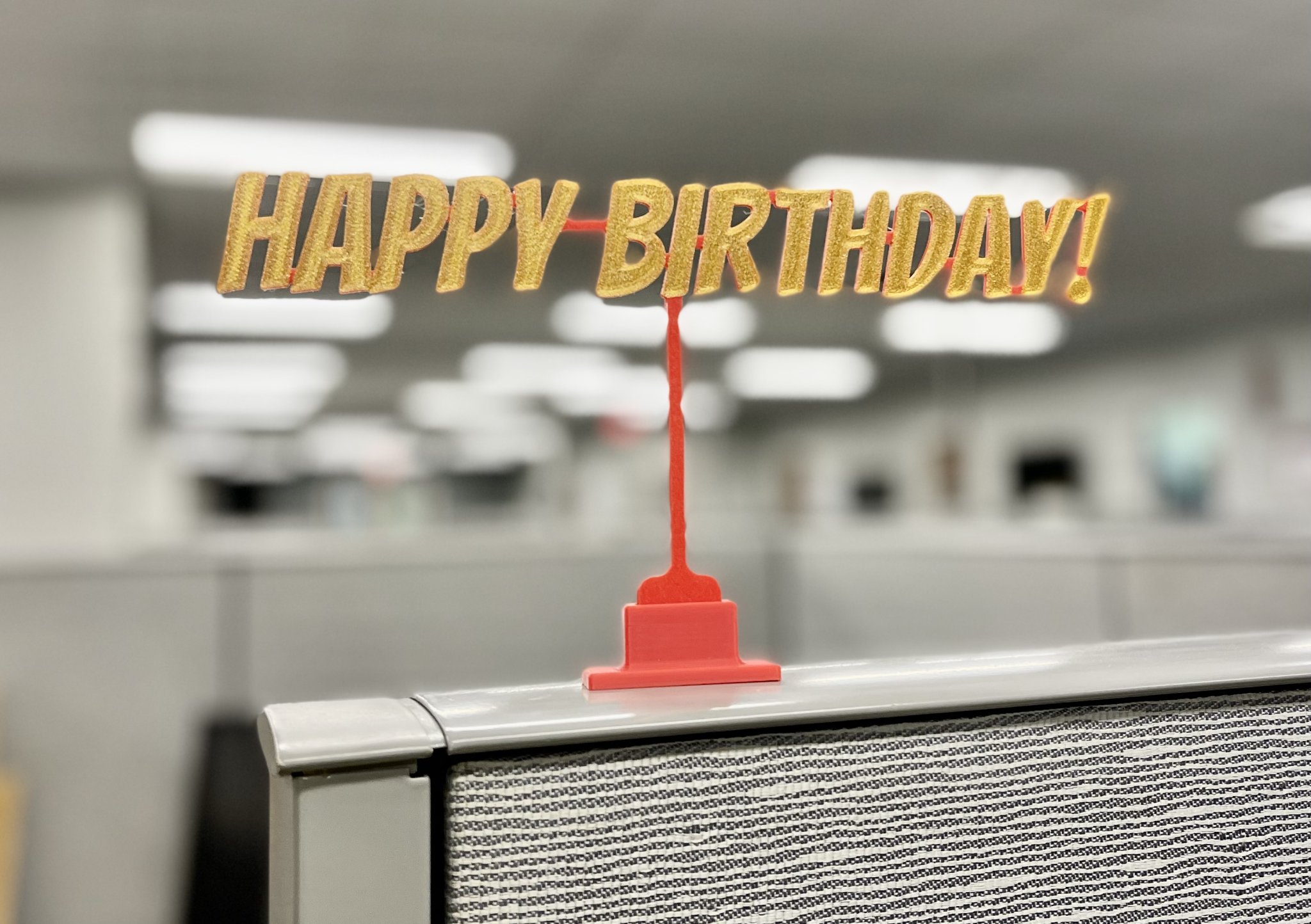 Hệ thống làm đẹp văn phòng với biển hiệu và mô-đun chúc m...