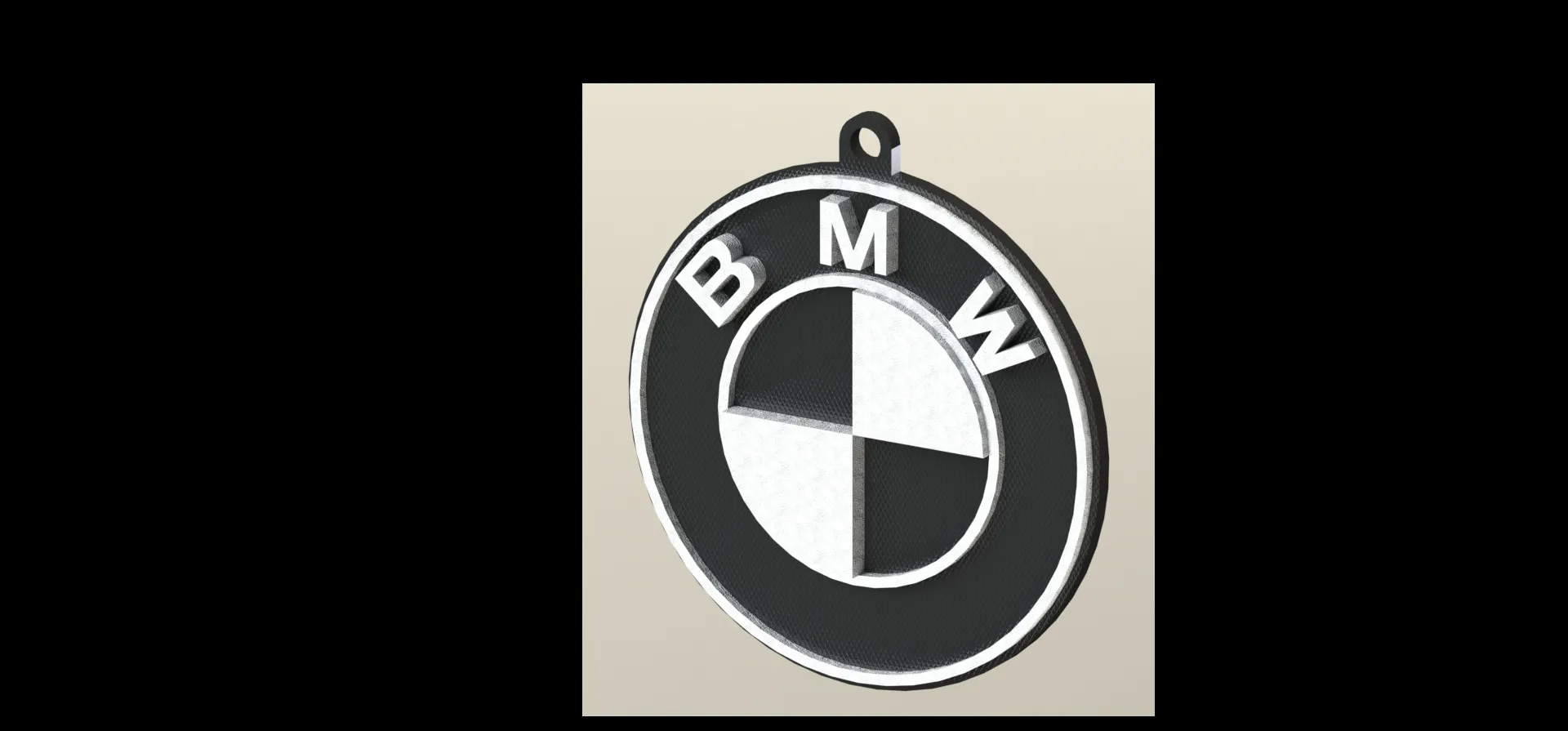 Móc khóa BMW đen trắng độc đáo và tinh tế