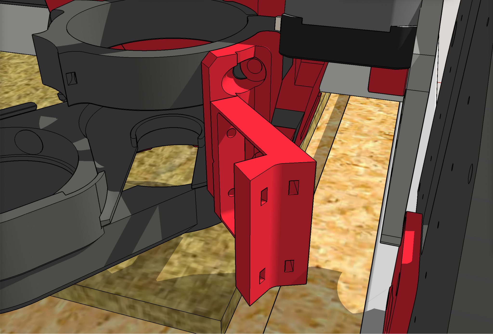 Giá đỡ bút và giá đỡ dao kéo cho LowRider 3 CNC với giày bụi ...