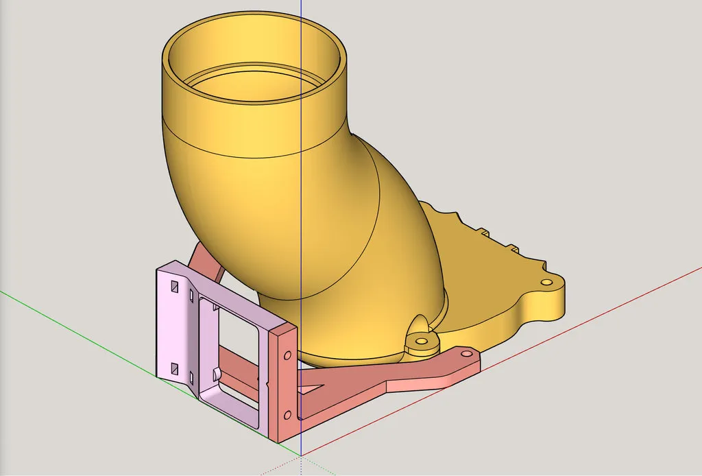 Giá đỡ bút cho REDUX LowRider 2 MPCNC với ống 2.5