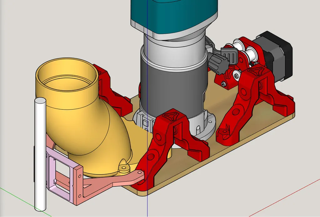 Giá đỡ bút cho REDUX LowRider 2 MPCNC với ống 2.5
