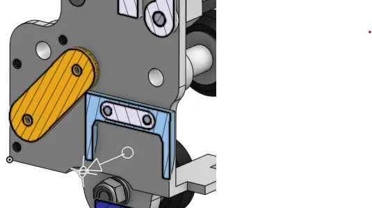 Giá đỡ quạt làm mát Heat Break cho Extruder Micro Swiss