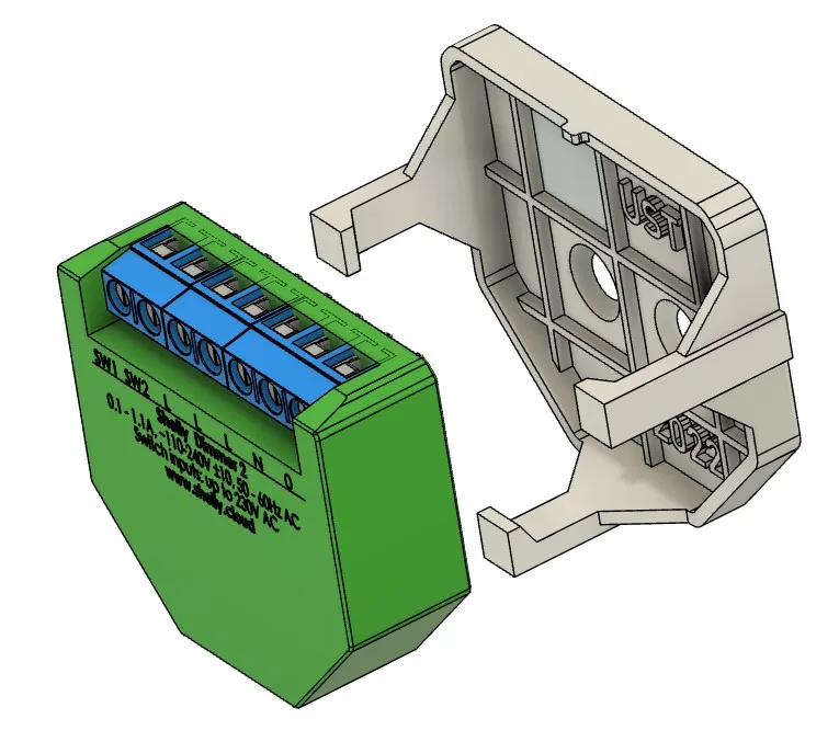 Giá đỡ cho công tắc Shelly mới hơn