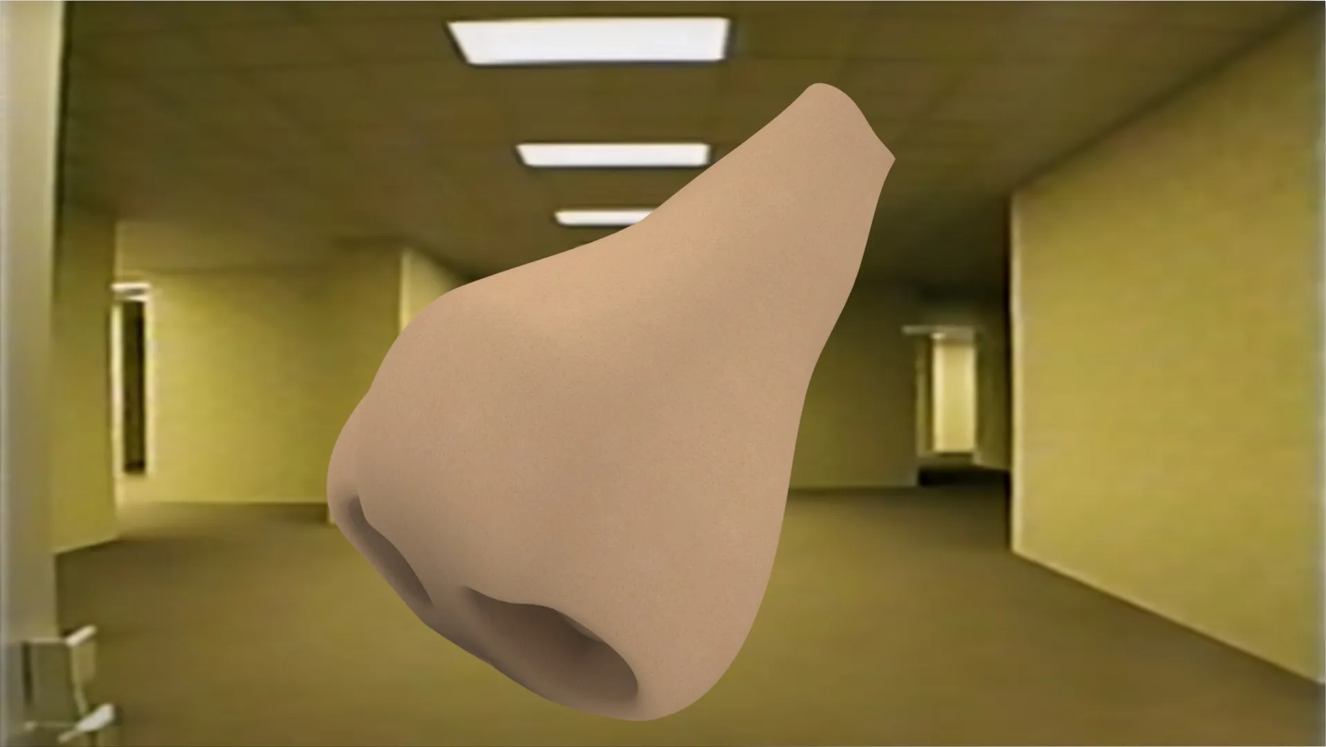 Mũi người độc đáo có móc treo và chìa khóa