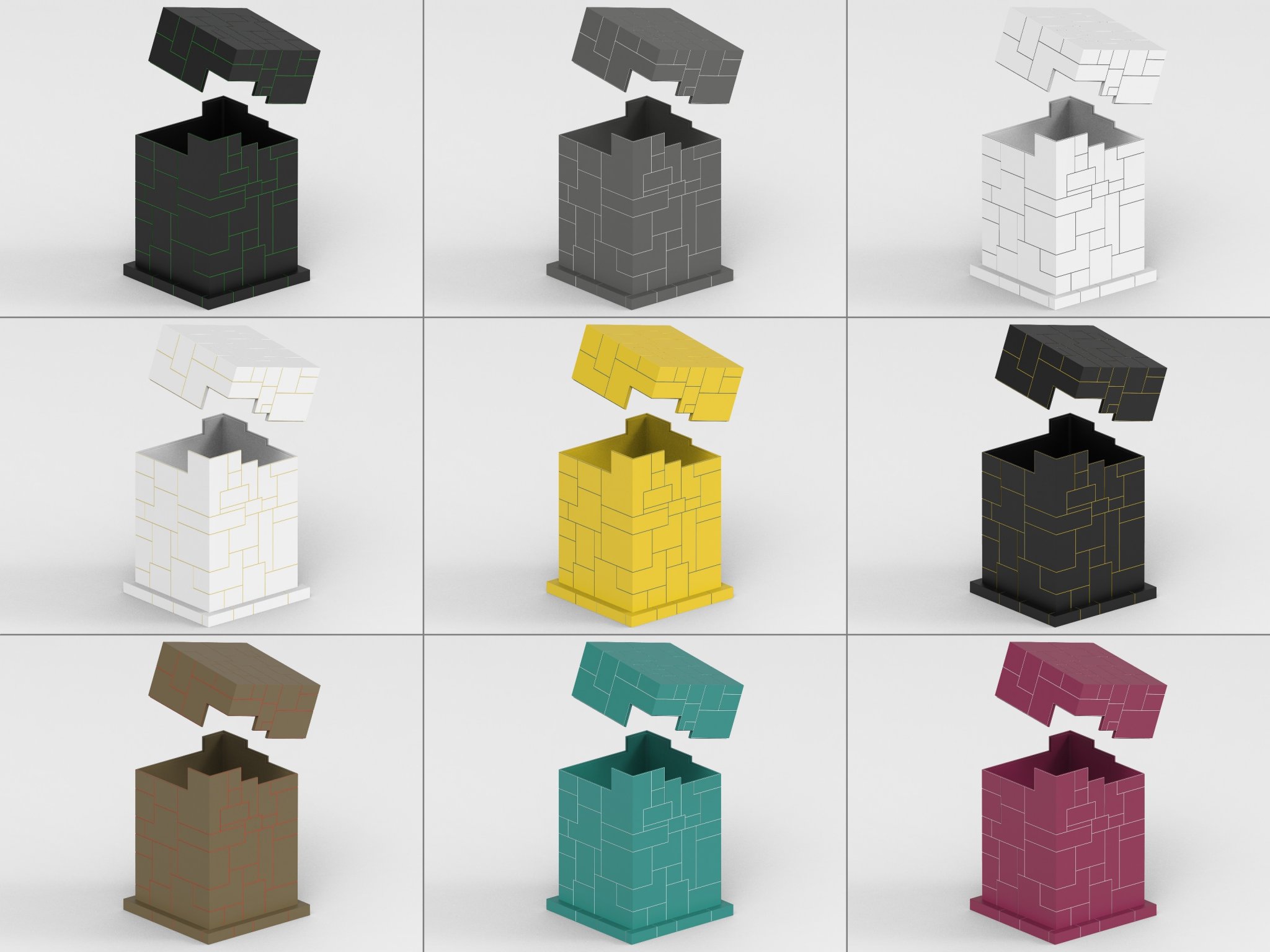 Giá đỡ bút Vogon có nắp từ tàu Constructor