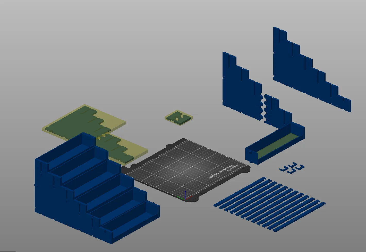 Giá đỡ sơn acrylic và bình phun khí nén gập lại