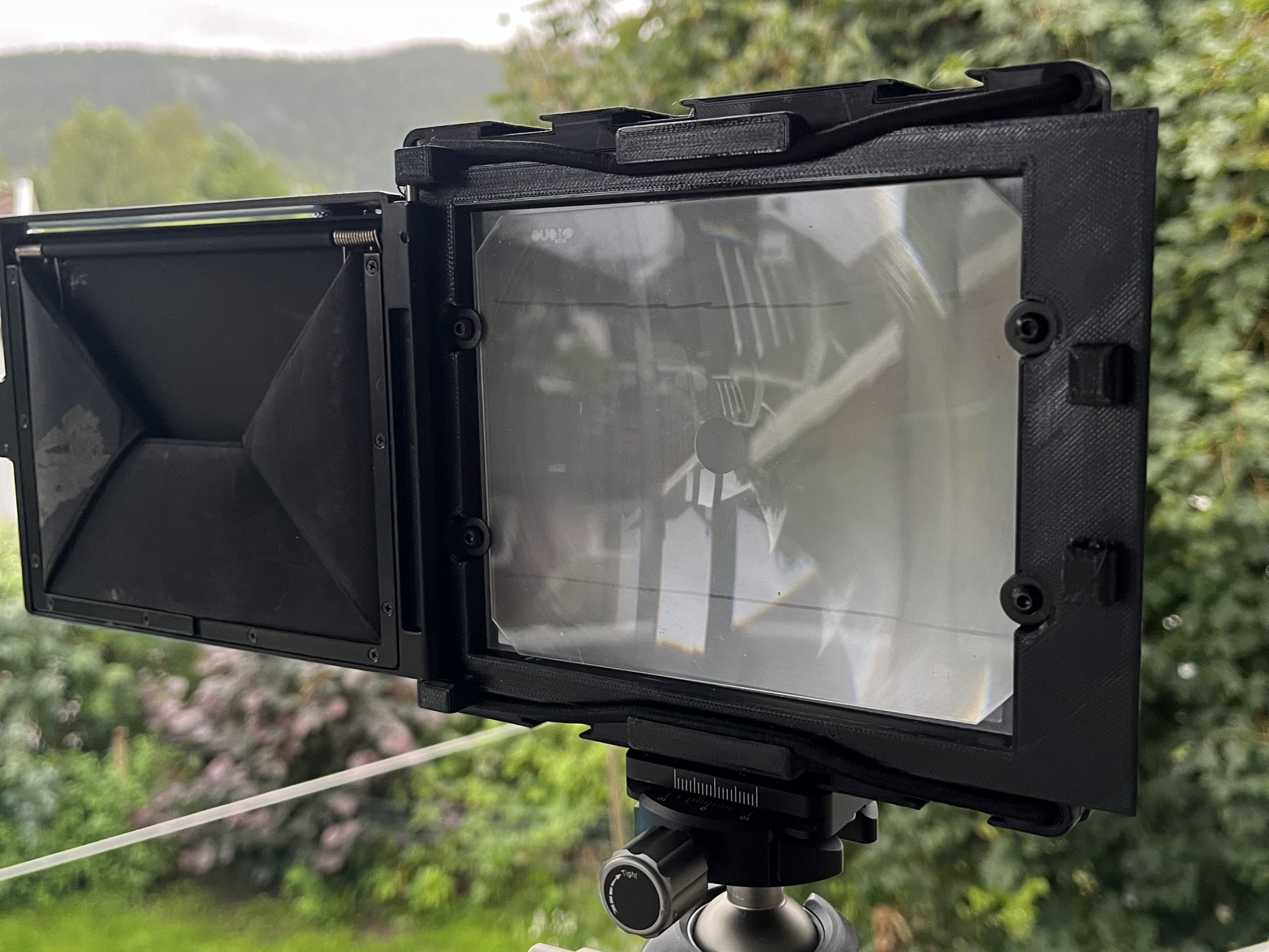 Kính ngắm và mặt kính thật 4x5 cho máy ảnh WillTravel