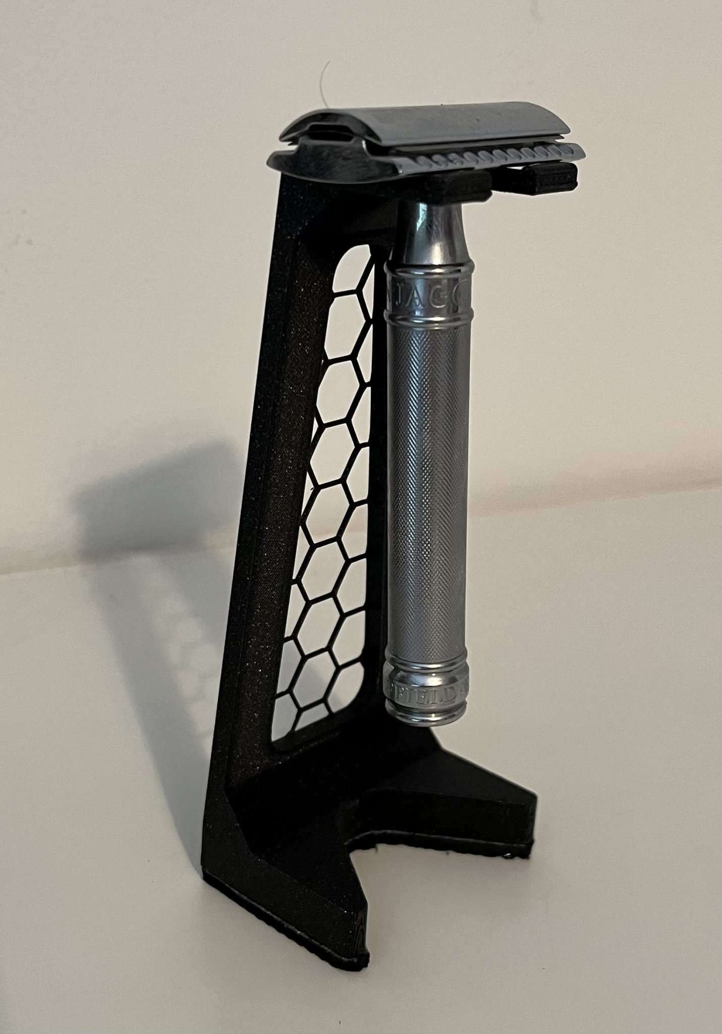 Giá đỡ dao cạo an toàn kiểu hình lục giác - Phiên bản siêu dày