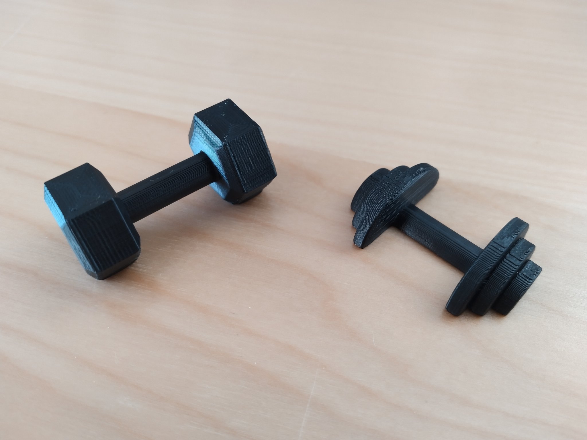 Giá đỡ đũa hình tạ hexagon và tạ nửa tròn