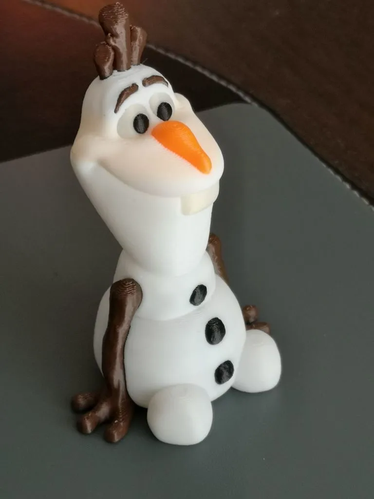 Olaf phiên bản remix dễ in không cần hỗ trợ