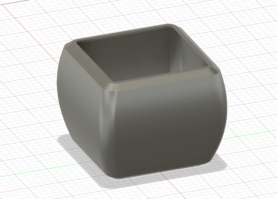 Chậu cây hình khối đơn giản dành cho cây mọng nước