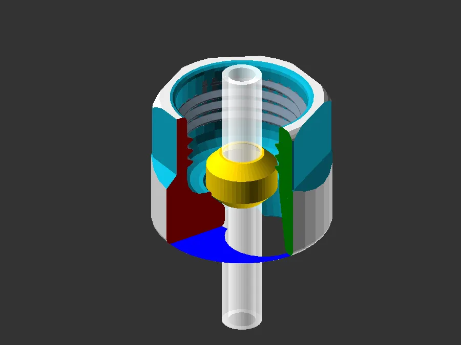 Nút thay thế CO₂ cho ống dẫn SodaStream
