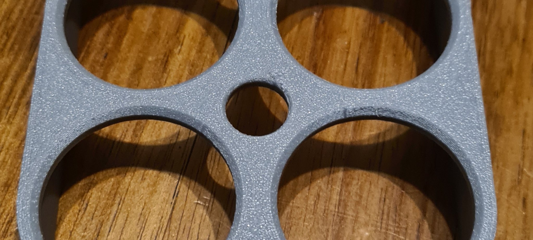 Giá đỡ trứng 6 cái cho cửa tủ lạnh bằng nhôm bạc