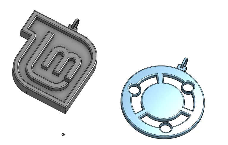 Đồ trang trí Giáng sinh hình logo Linux