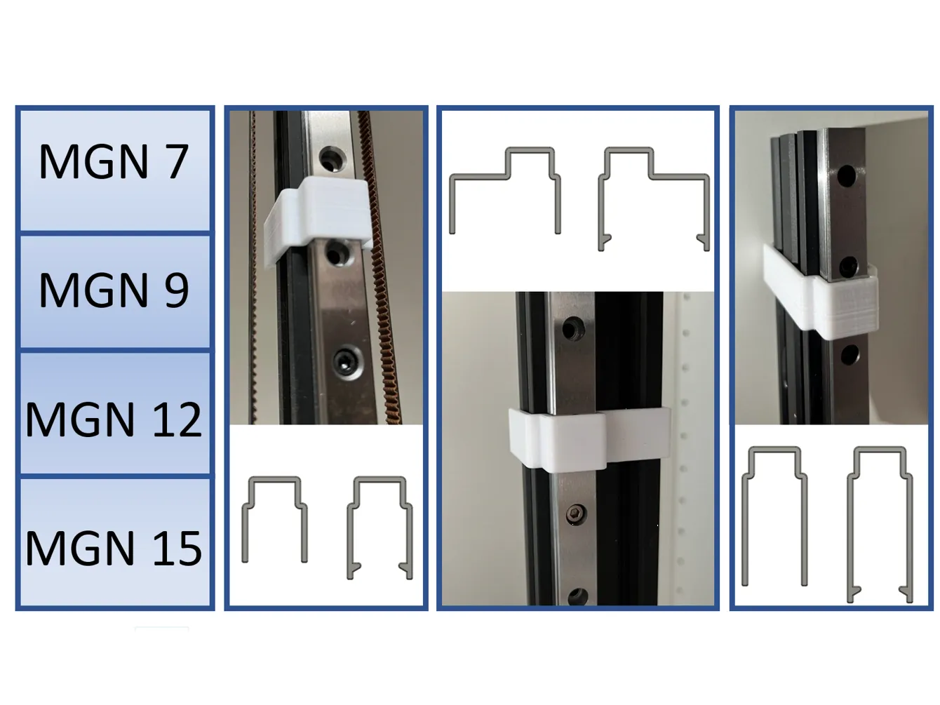 Công cụ căn chỉnh ray tuyến tính MGN7, MGN9, MGN12, MGN15