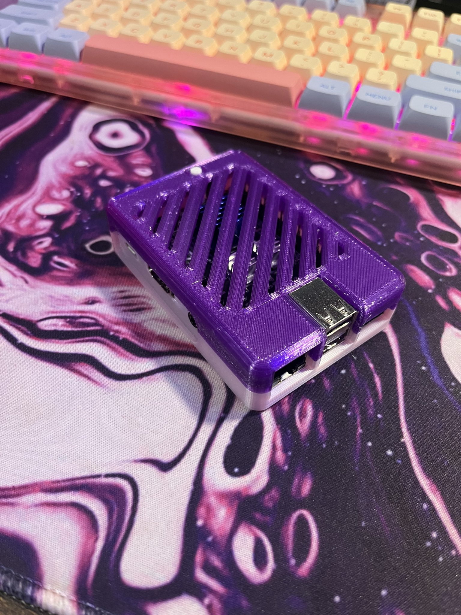 Vỏ snap-fit đơn giản cho bo mạch Libre Computer ROC-RK3328-CC