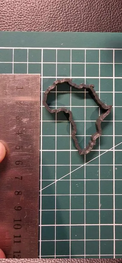 Khuôn bánh quy hình bản đồ châu Phi