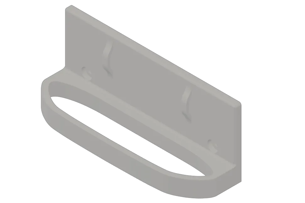 Giá đỡ ifi Zen DAC gắn dưới bàn với quản lý cáp