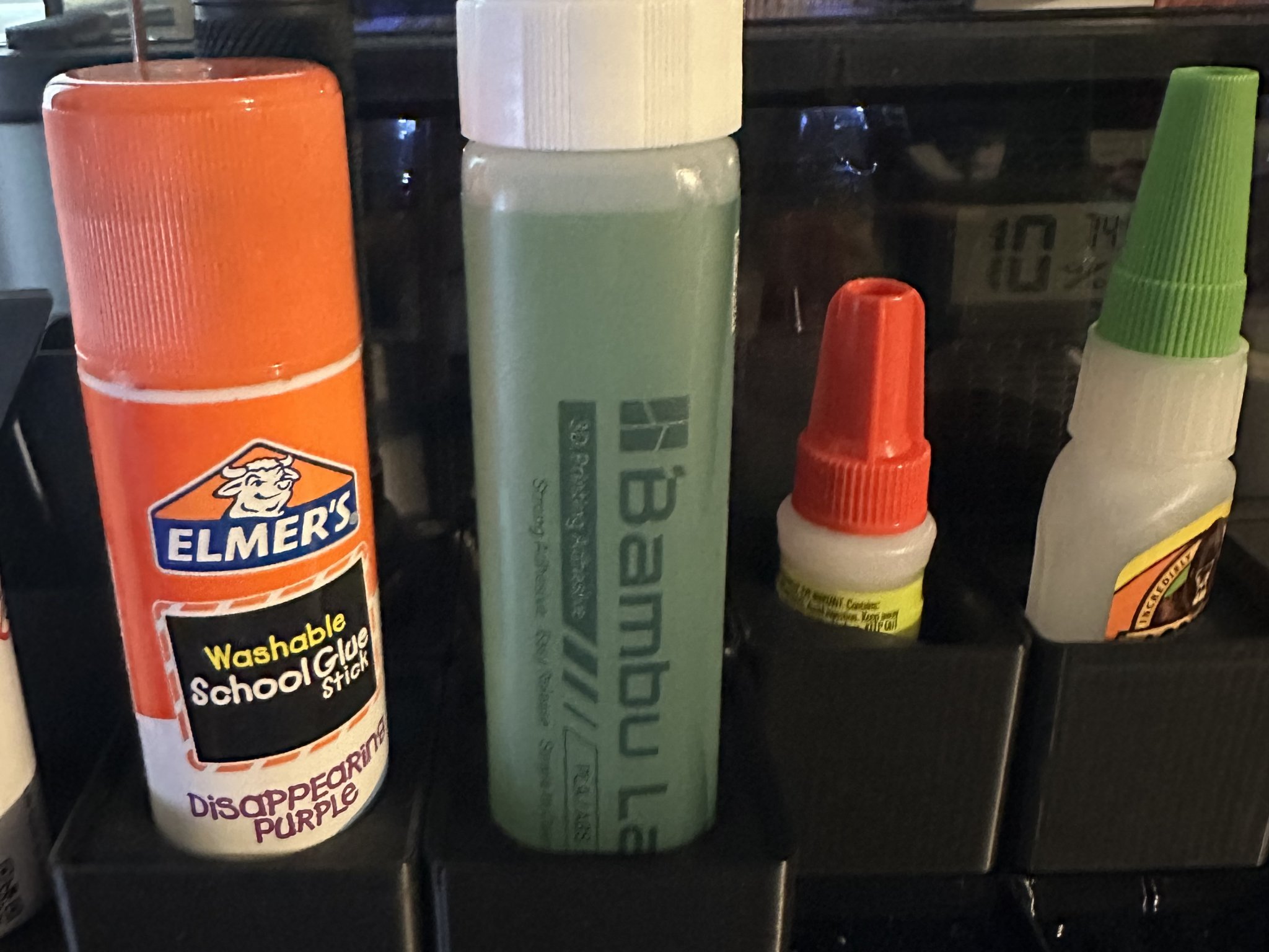 Giá đỡ chai keo lỏng Gridfinity Bambu Lab cao hơn