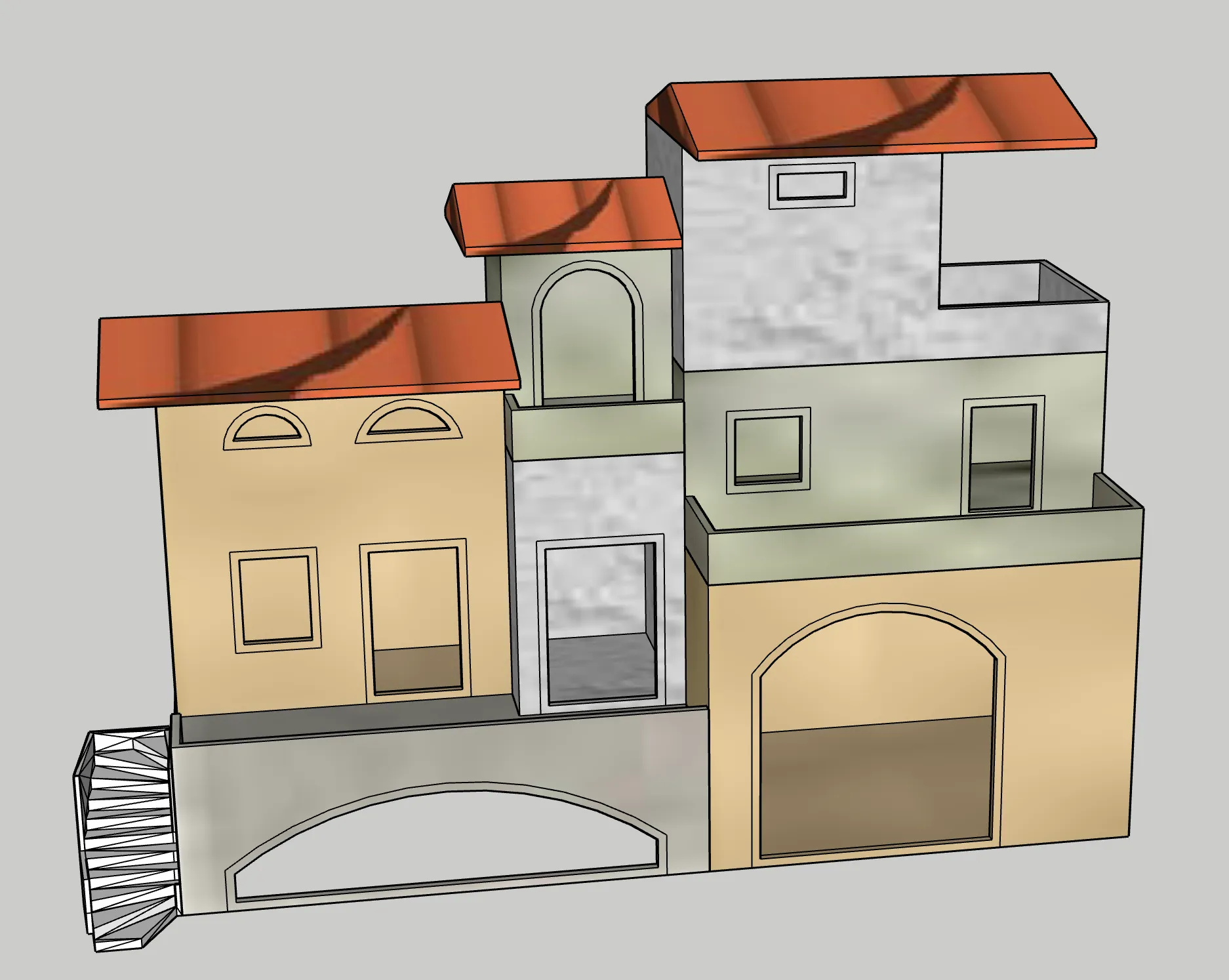 Nhà mô hình cho bối cảnh Giáng sinh GT 23