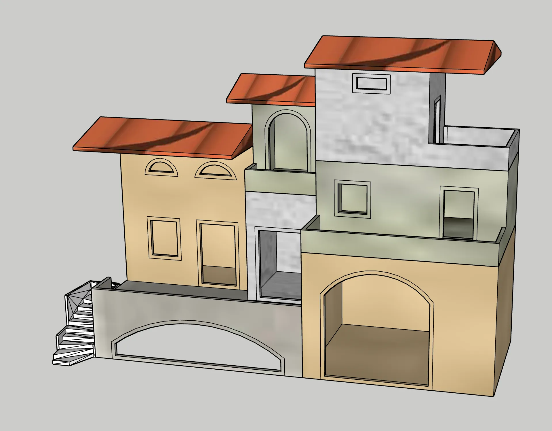 Nhà mô hình cho bối cảnh Giáng sinh GT 23