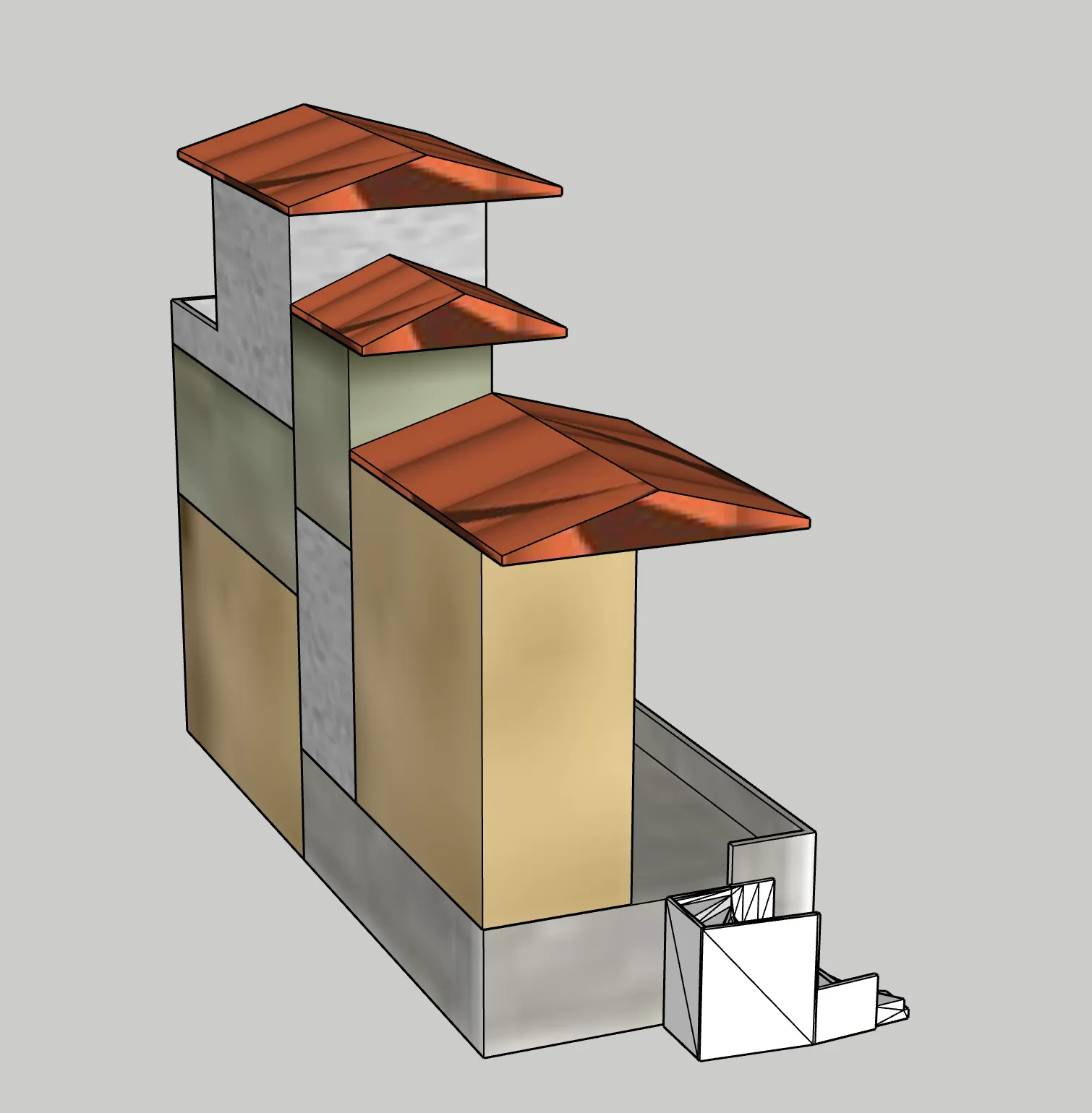 Nhà mô hình cho bối cảnh Giáng sinh GT 23