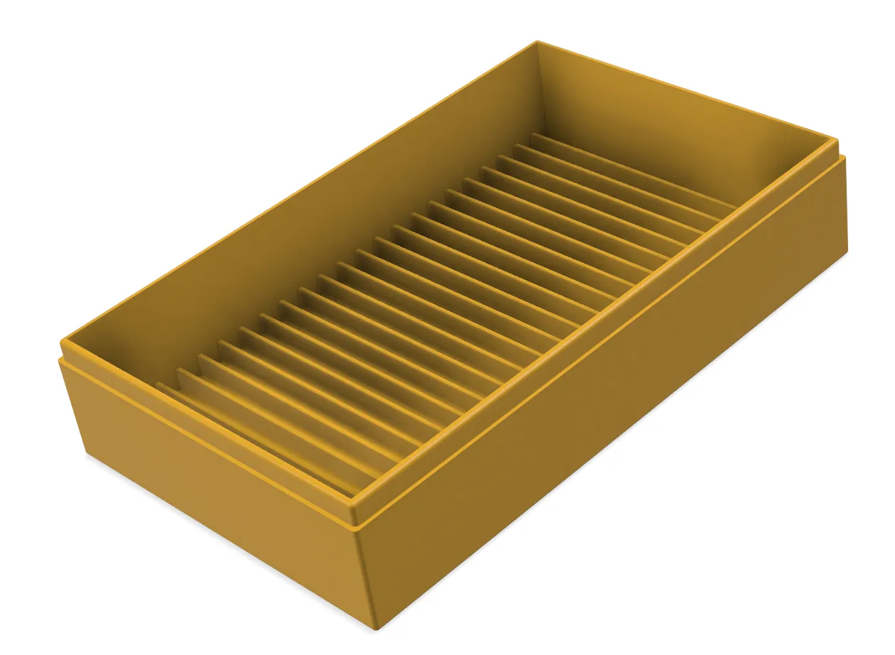 Hộp để lưu trữ mẫu filament in 3D