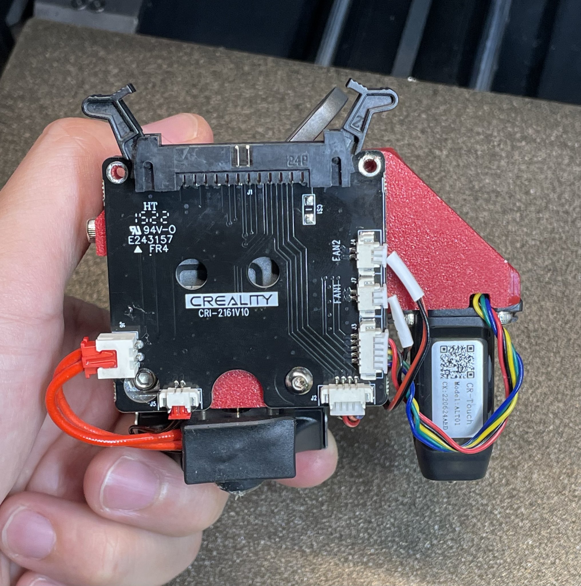 Giá đỡ đầu dò X45 Sprite CR Touch với độ lệch Y-Offset 0mm cho...