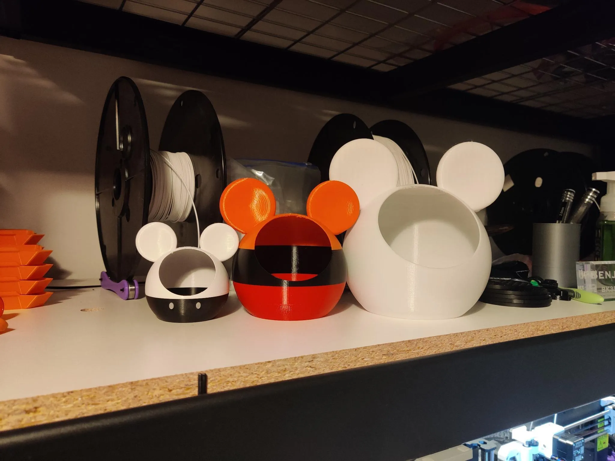 Chậu cây xương rồng hình chuột Mickey