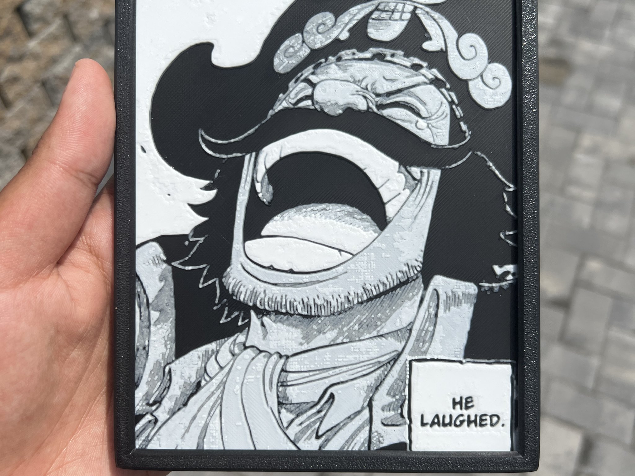 Nhân vật Gol D Roger trong One Piece với phong cách độc đáo