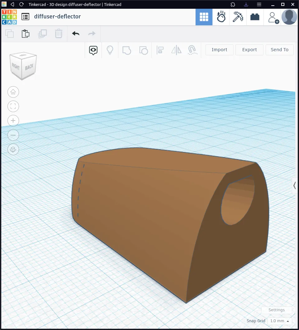 Cụm chuyển hướng 80° cho máy khuếch tán hương liệu