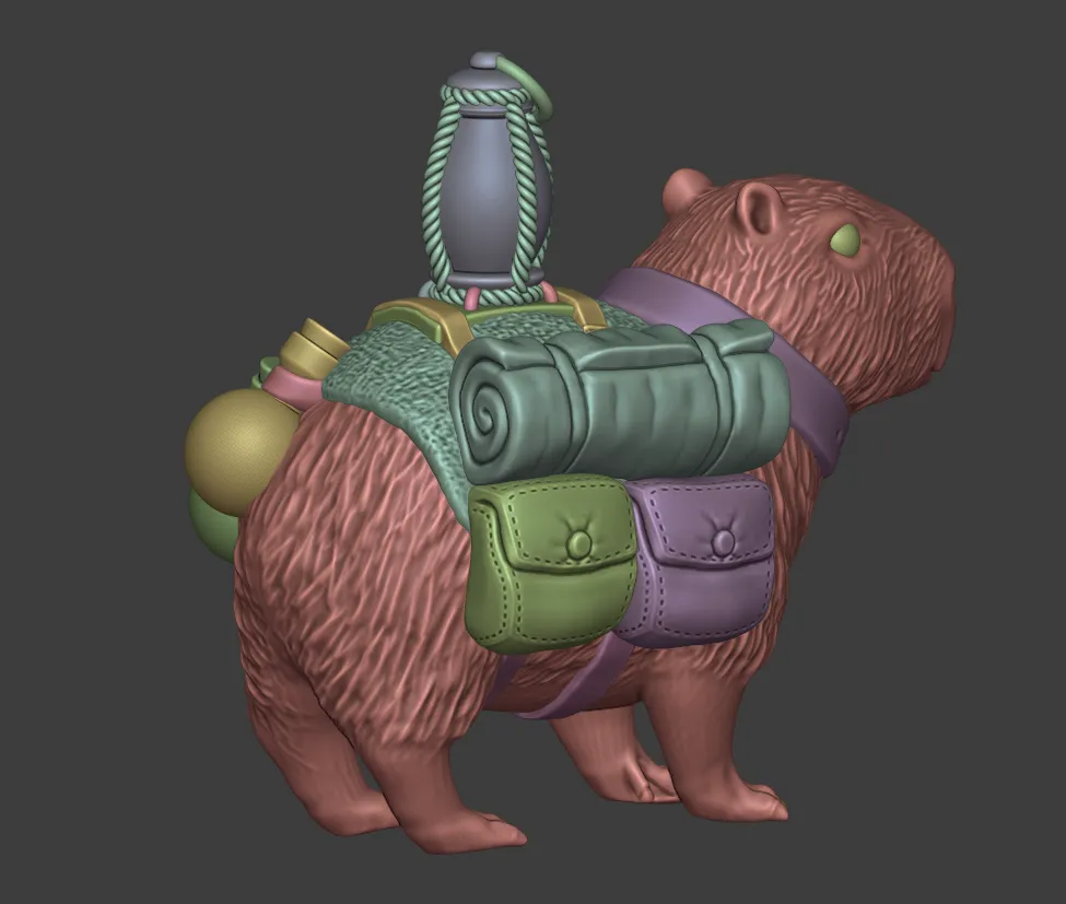 Bạn đồng hành Capybara trong loạt mô hình thú cưng