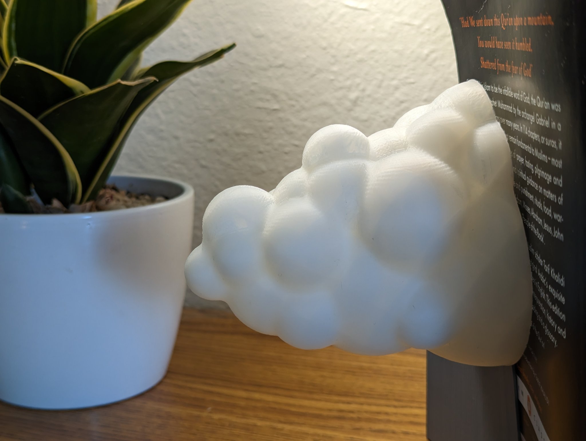 Giá đỡ sách mây bay đơn giản