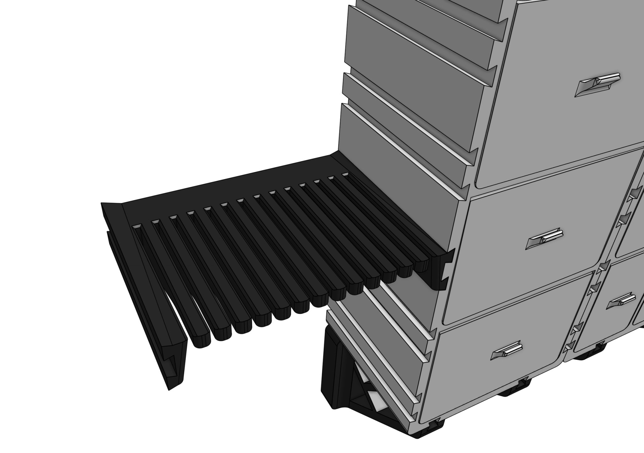 Hệ thống lưu trữ dây nhảy cho ngăn kéo