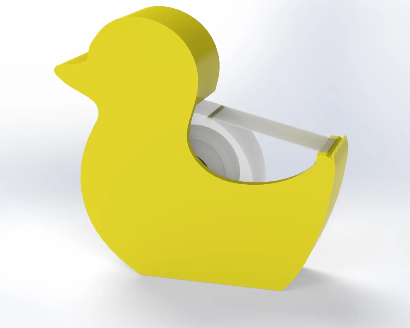 Giá đỡ băng dính hình chú vịt dễ thương