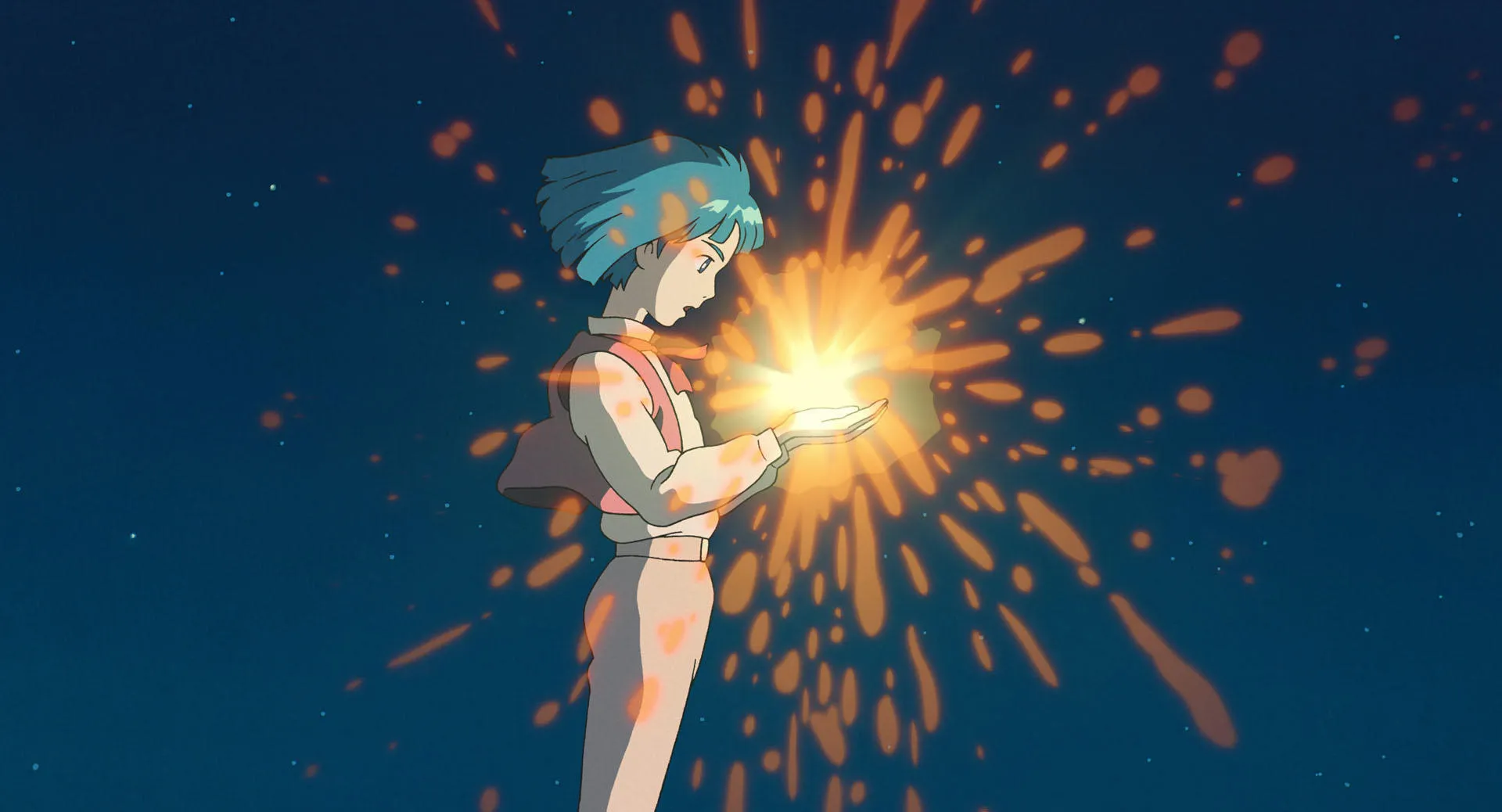 Lithophane lâu đài di động của Howl trong phong cách Ghibli