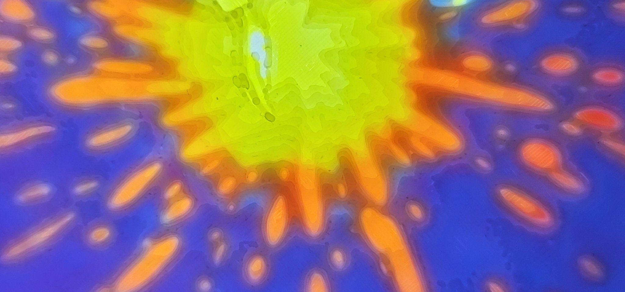 Lithophane lâu đài di động của Howl trong phong cách Ghibli